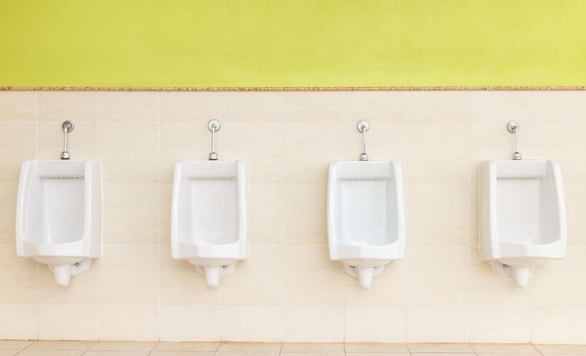 Cleaning public toilets or bathrooms efficiently