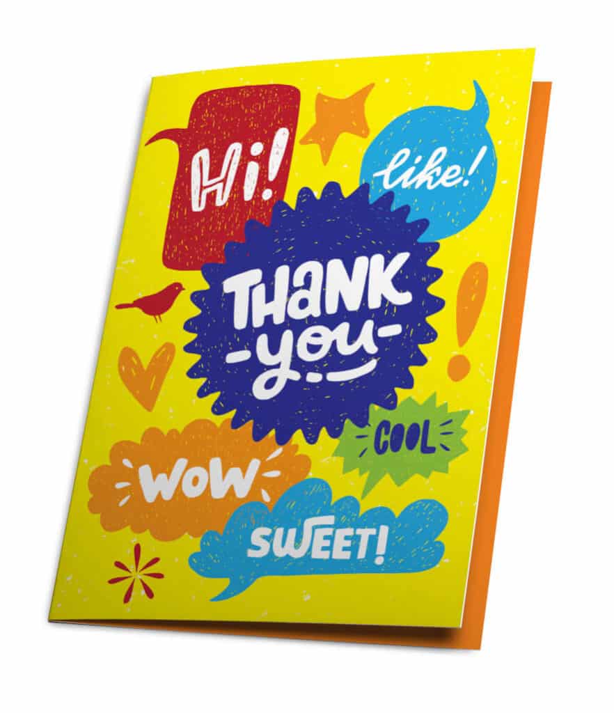 Crewcare Thank Your Cleaner Day card for kids final product