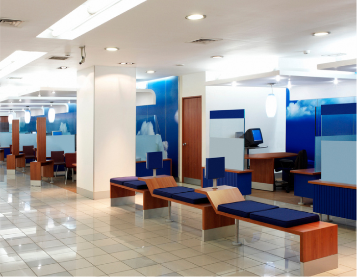 Bank and government building interior cleaned by Crewcare