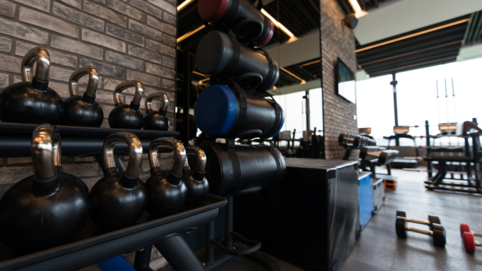 Clean gym and fitness centre floor maintained by Crewcare